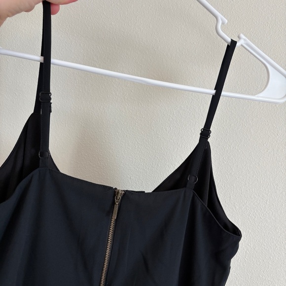 All Worthy by Hunter McGrady Size 4 Black Chiffon Dress w/ Lace Insets, NWOT - Picture 9 of 9